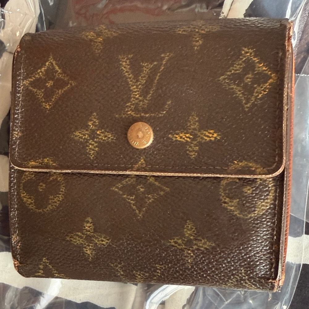 Louis Vuitton Brown and Gold Monogram Wallet